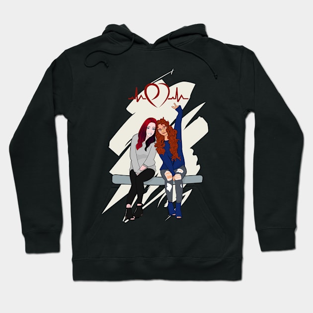 Victoria and Faith Hoodie by A Contagious Smile